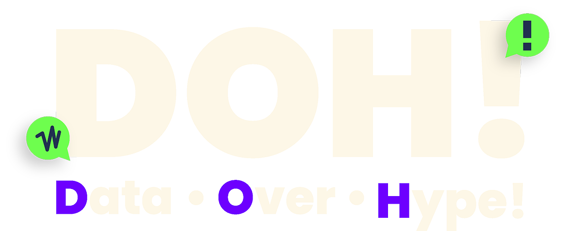 text doh bootcamp data over hype